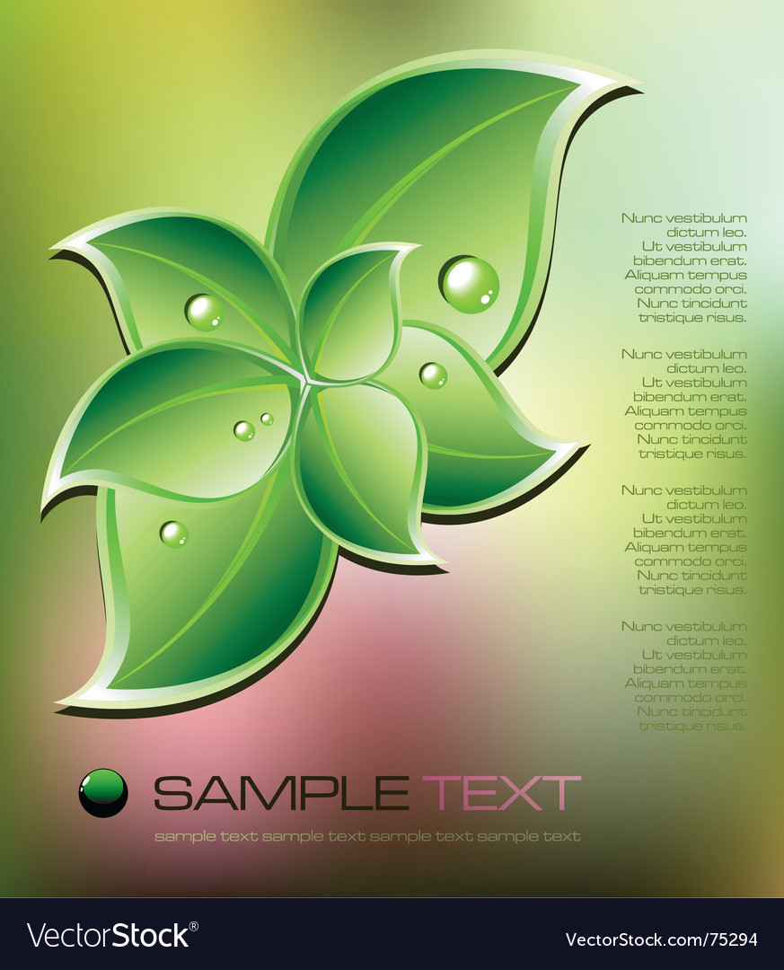 Nature background Royalty Free Vector Image - VectorStock