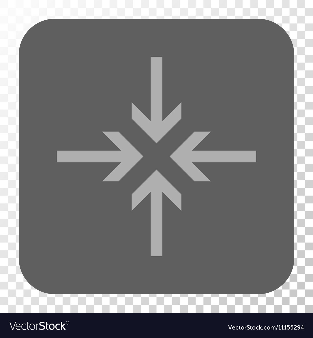 Reduce arrows rounded square button