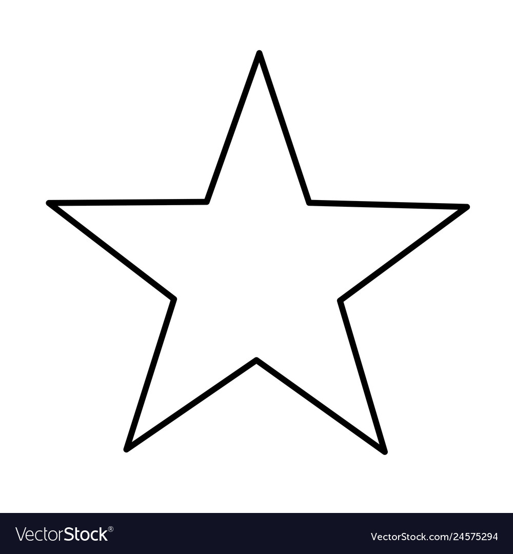 Star Emblem isolierte Symbol