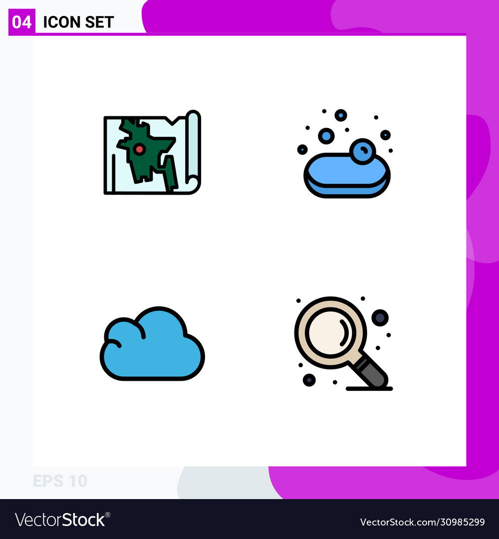4 user interface filledline flat color pack