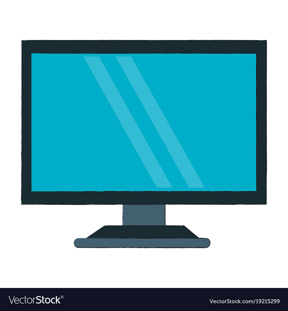 Computer screen technology Royalty Free Vector Image