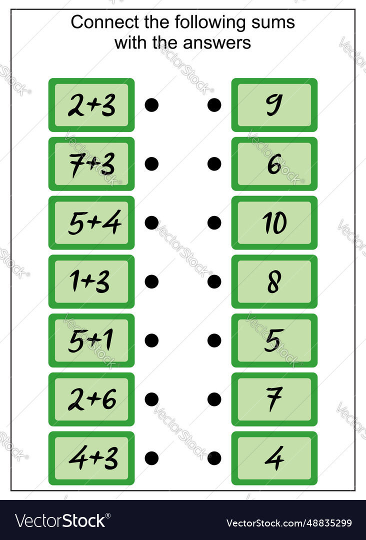Counting game for preschool children count and wr vector image Counting game for preschool children count and wr