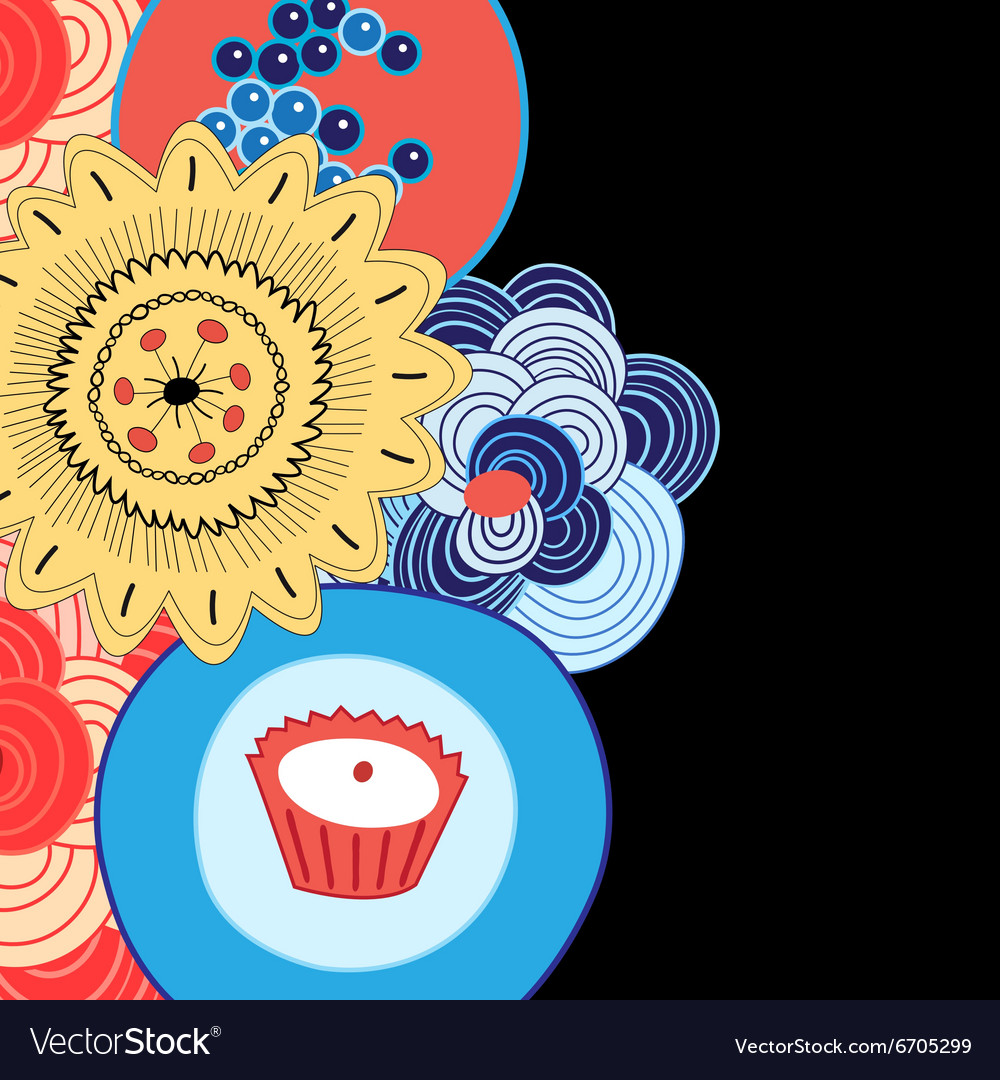 Graphic circular pattern