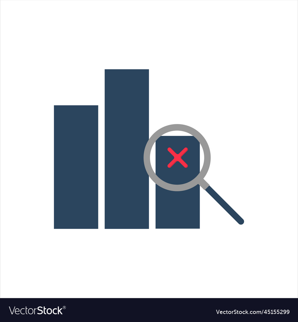 Statistics data analysis icon