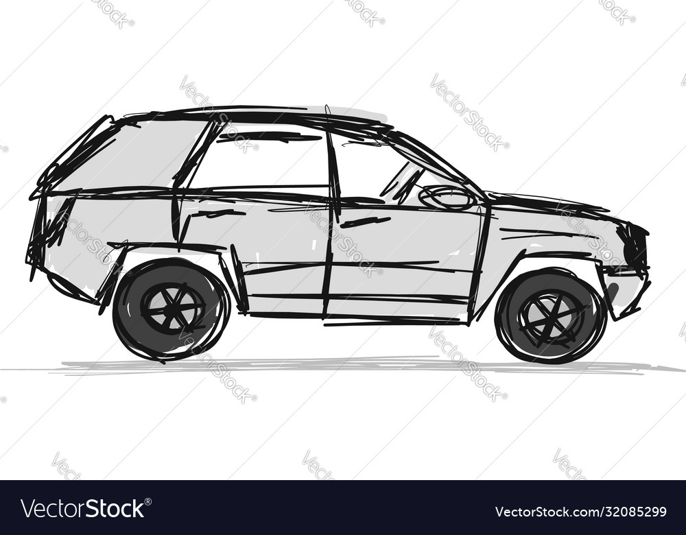 Tuned suv sketch for your design