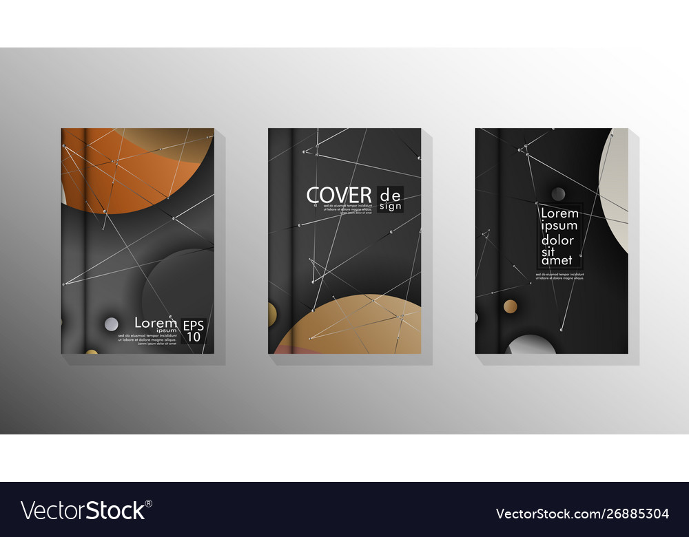 Abstract book cover design with a galaxy