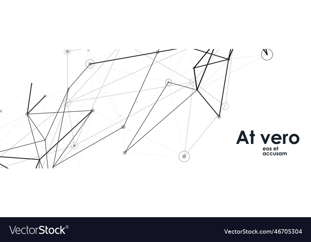 Abstract connecting dots and lines polygonal vector image Abstract connecting dots and lines polygonal