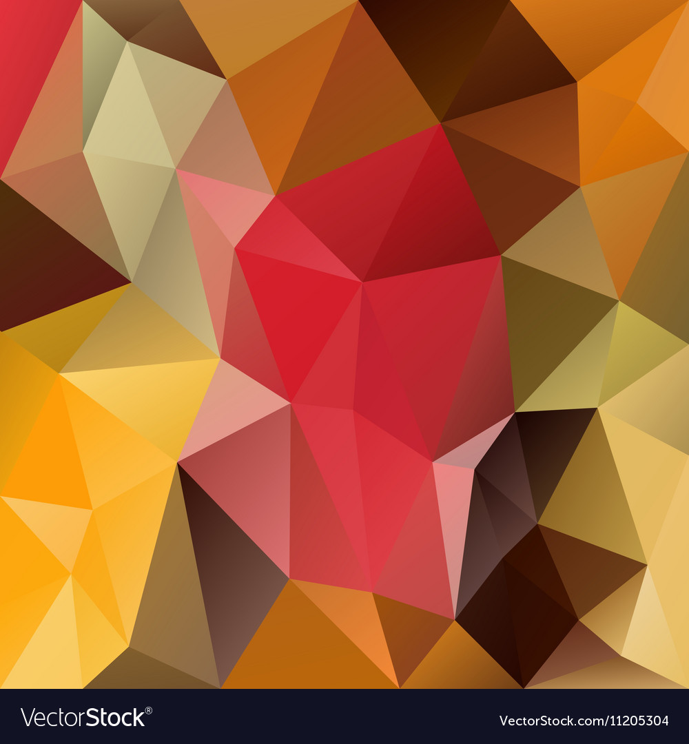 Herbst polygon dreieckige Muster Hintergrund