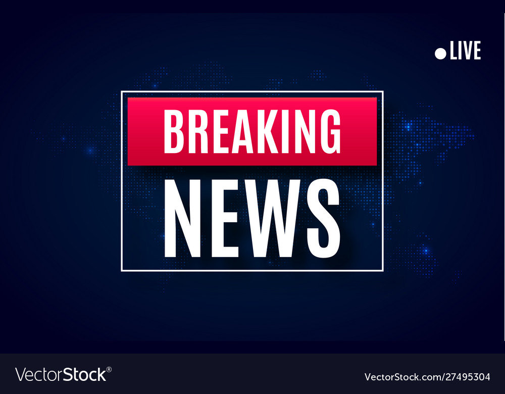 Breaking news background Royalty Free Vector Image