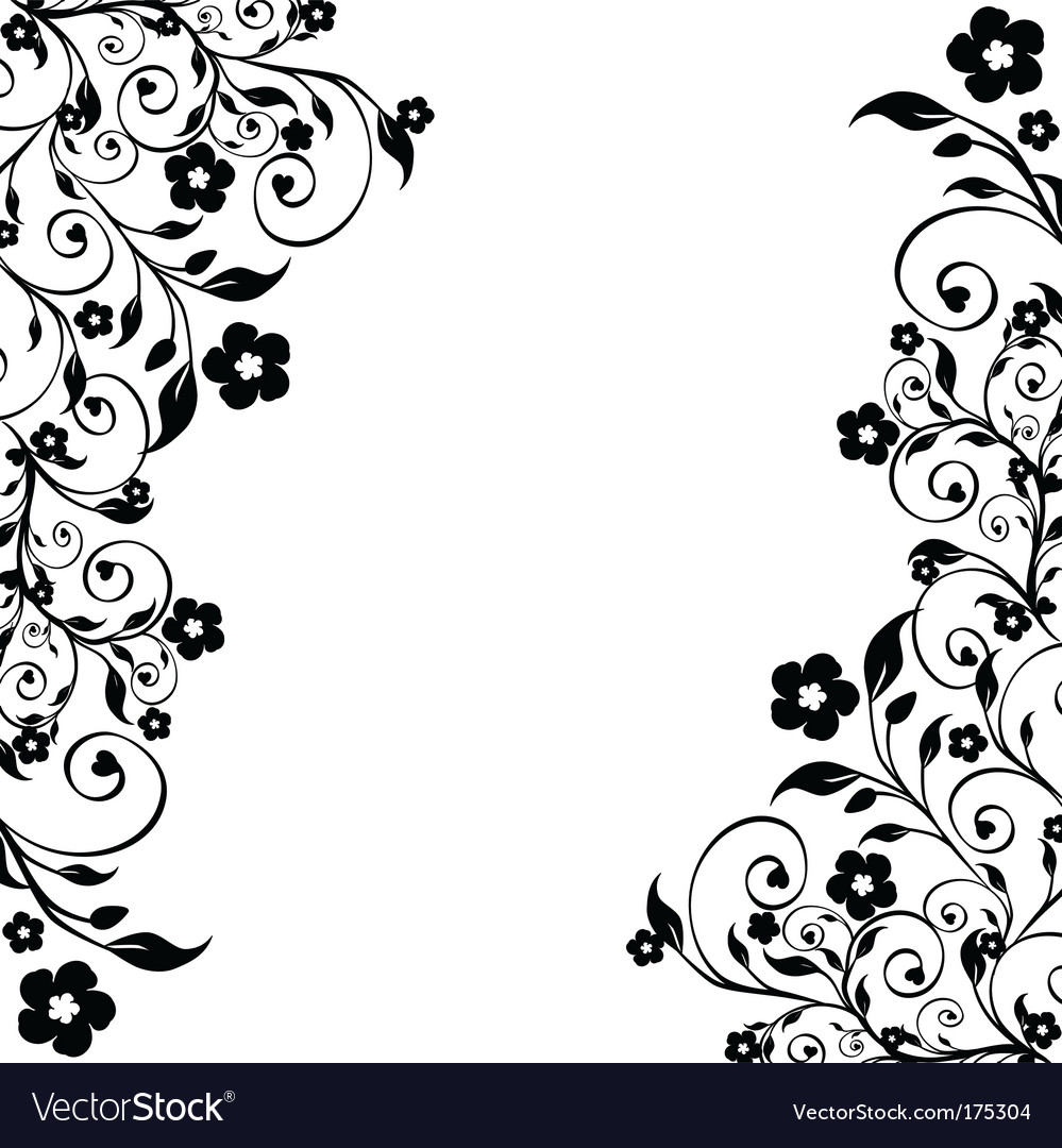 Flower ornament Royalty Free Vector Image - VectorStock