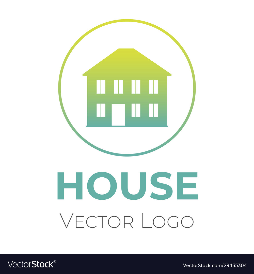 House logo design template home selling Royalty Free Vector