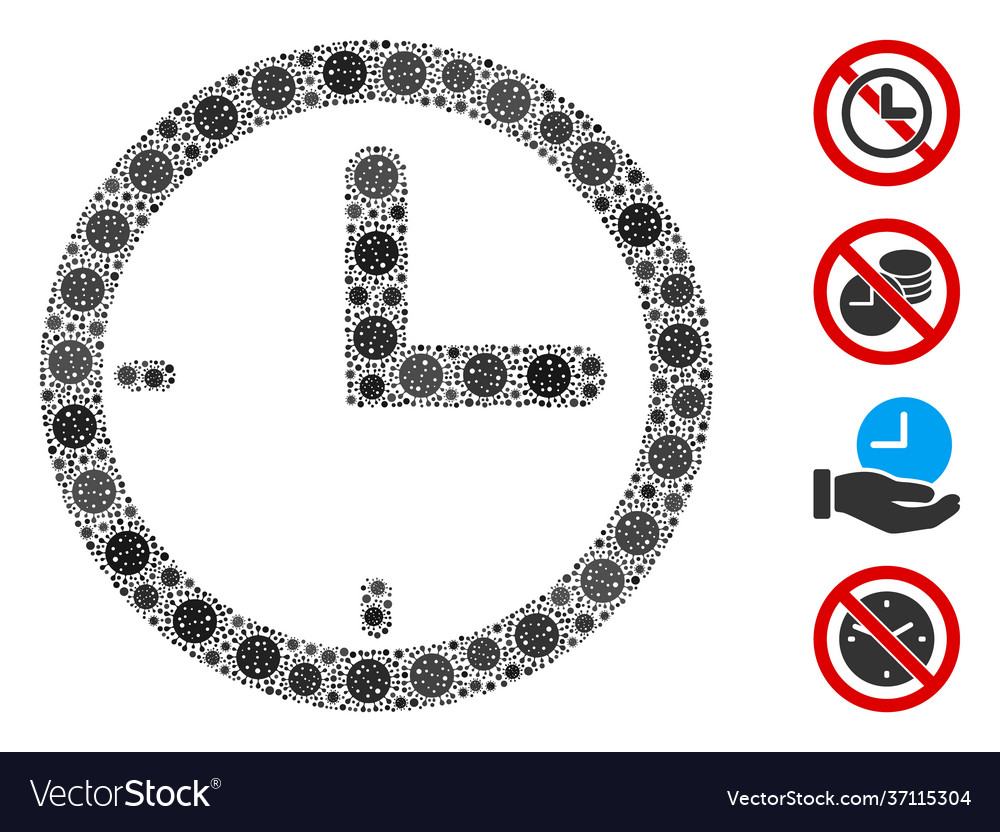 Time mosaic covid19 virus items