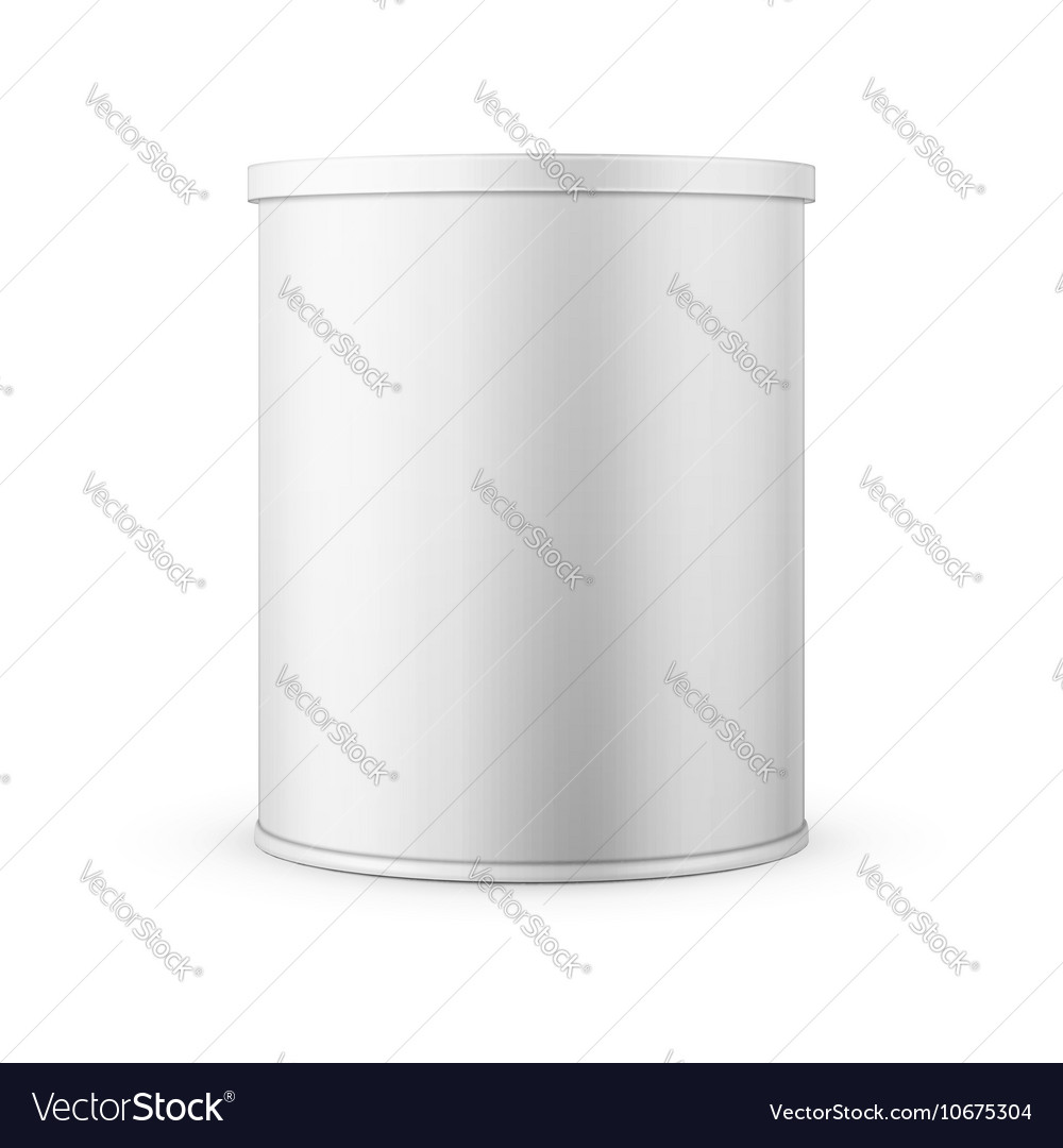 Tin can for powder milk Royalty Free Vector Image