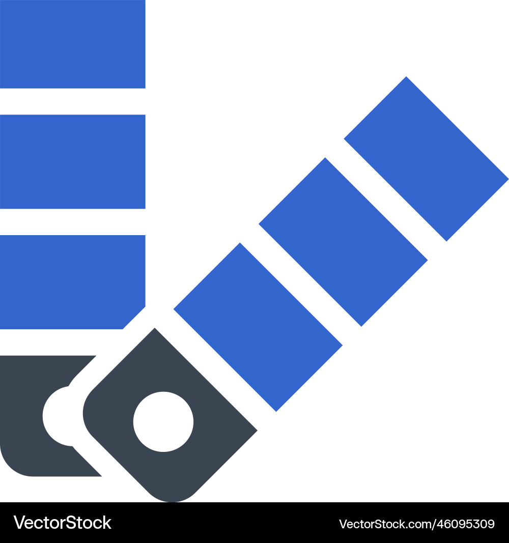 Color Swatch Icon Royalty Free Vector Image Vectorstock