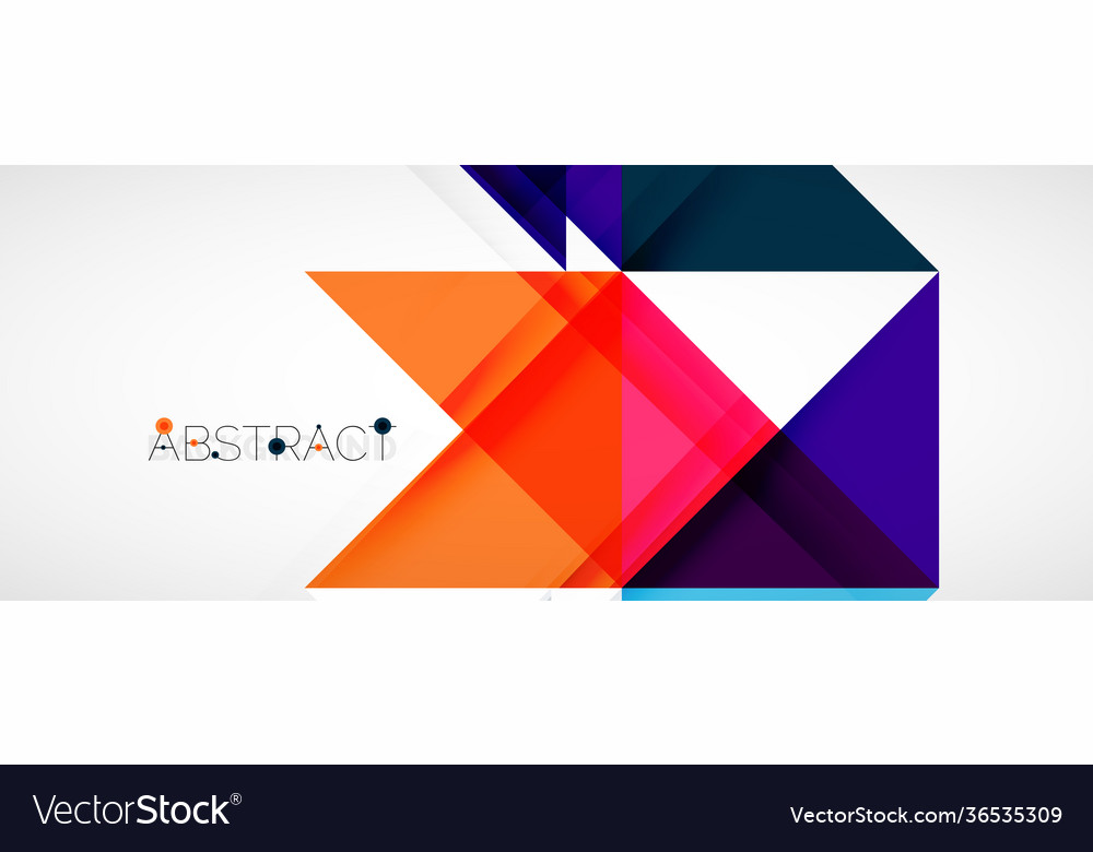 Geometric abstract background techno color