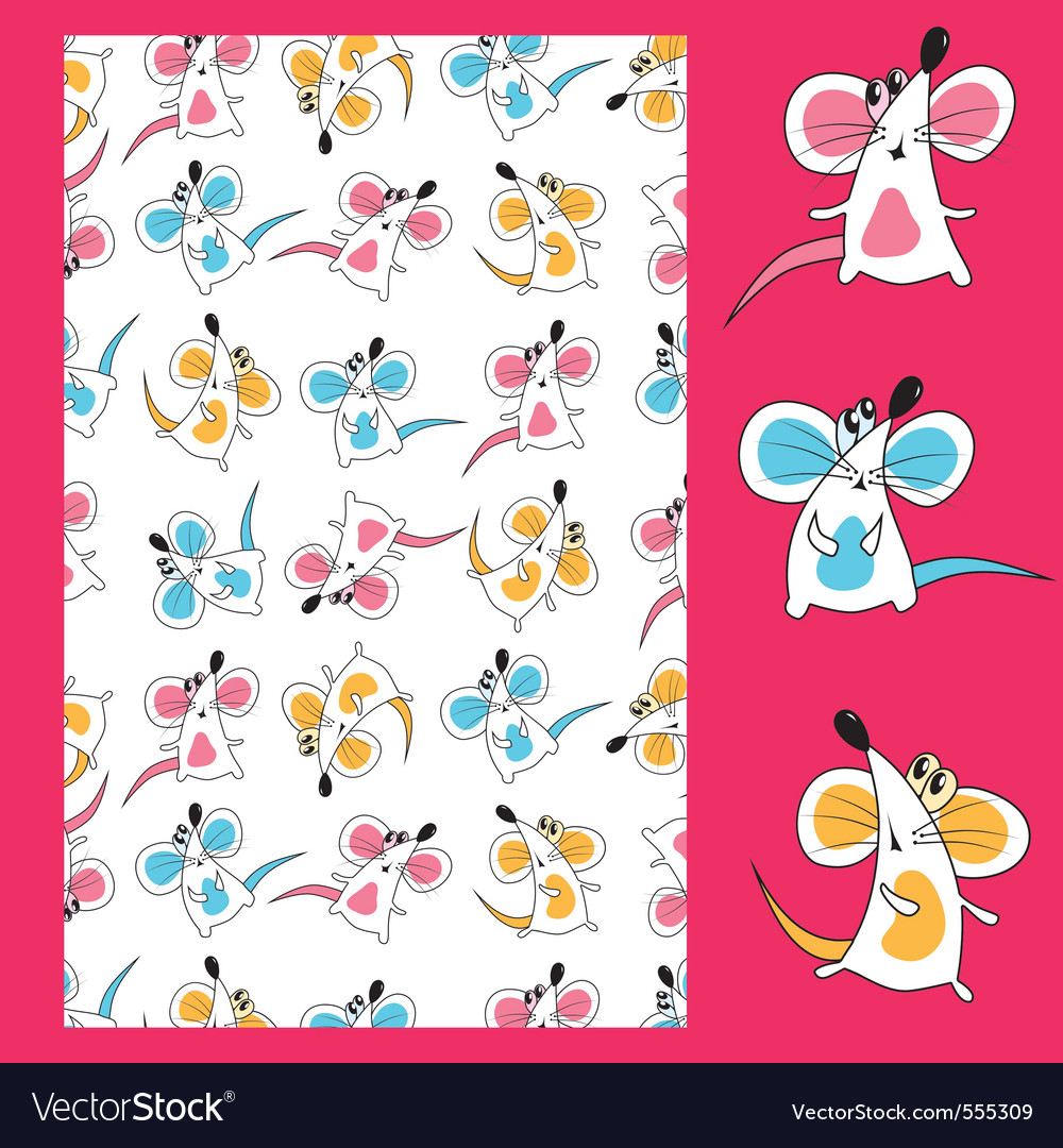 Seamless mouse pattern