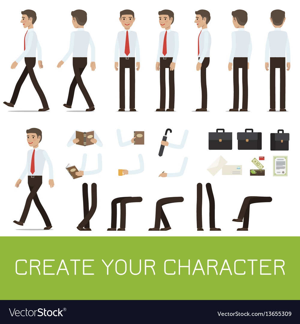 Smiling Business Character Generator