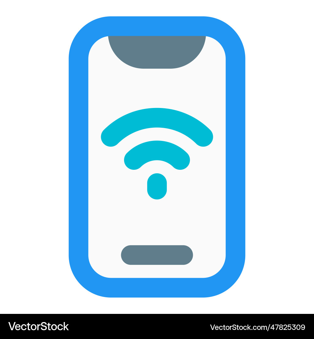 Upgraded user interface in modern smartphone Vector Image