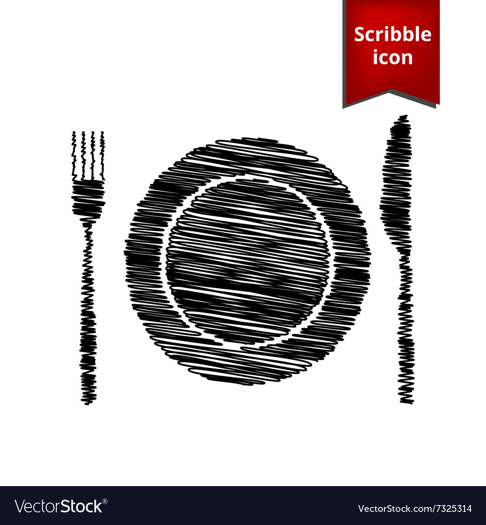 Fork and knife icons