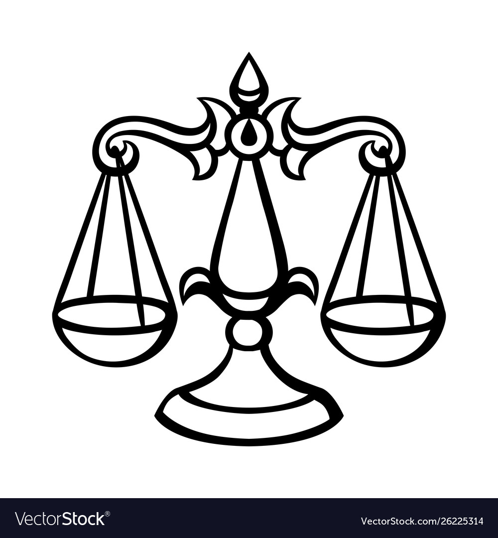 Zodiac sign Libra Stock Vector by ©ElenaBesedina 85630966