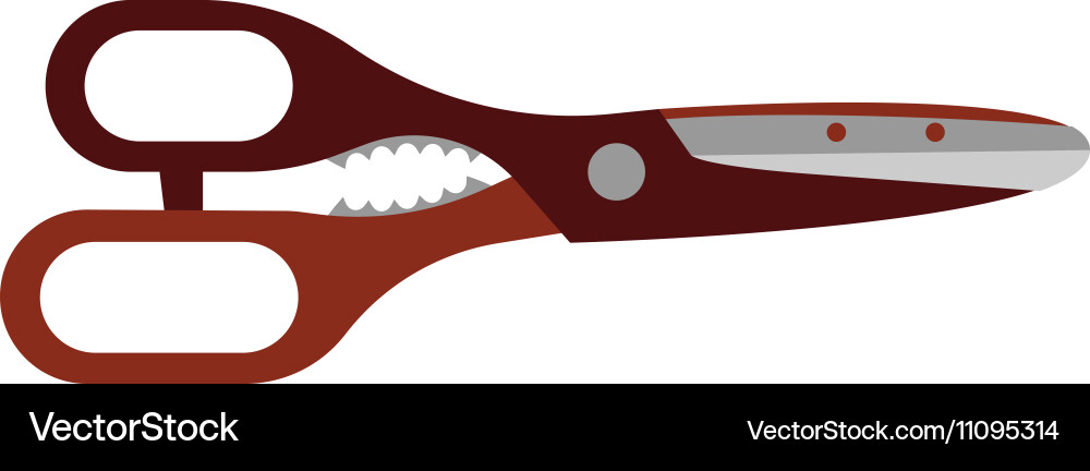 Scissor isolated Royalty Free Vector Image - VectorStock