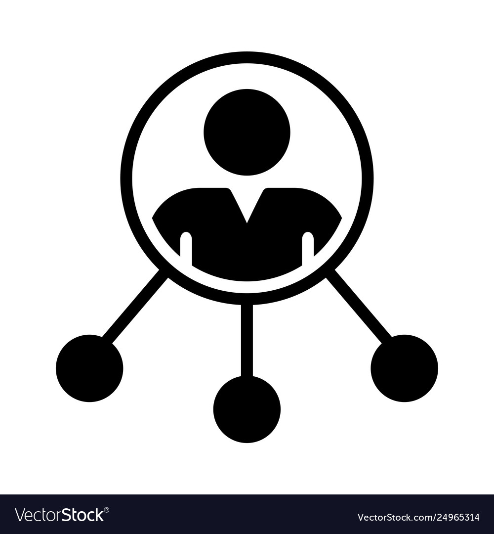 User connection vector image User connection