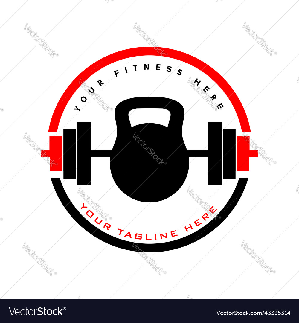 Weight logo design Royalty Free Vector Image - VectorStock