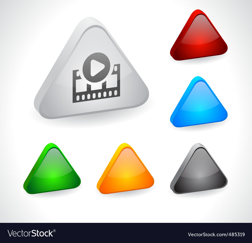 Color 3d buttons for web
