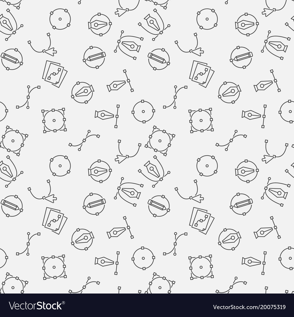 Graphic design seamless pattern