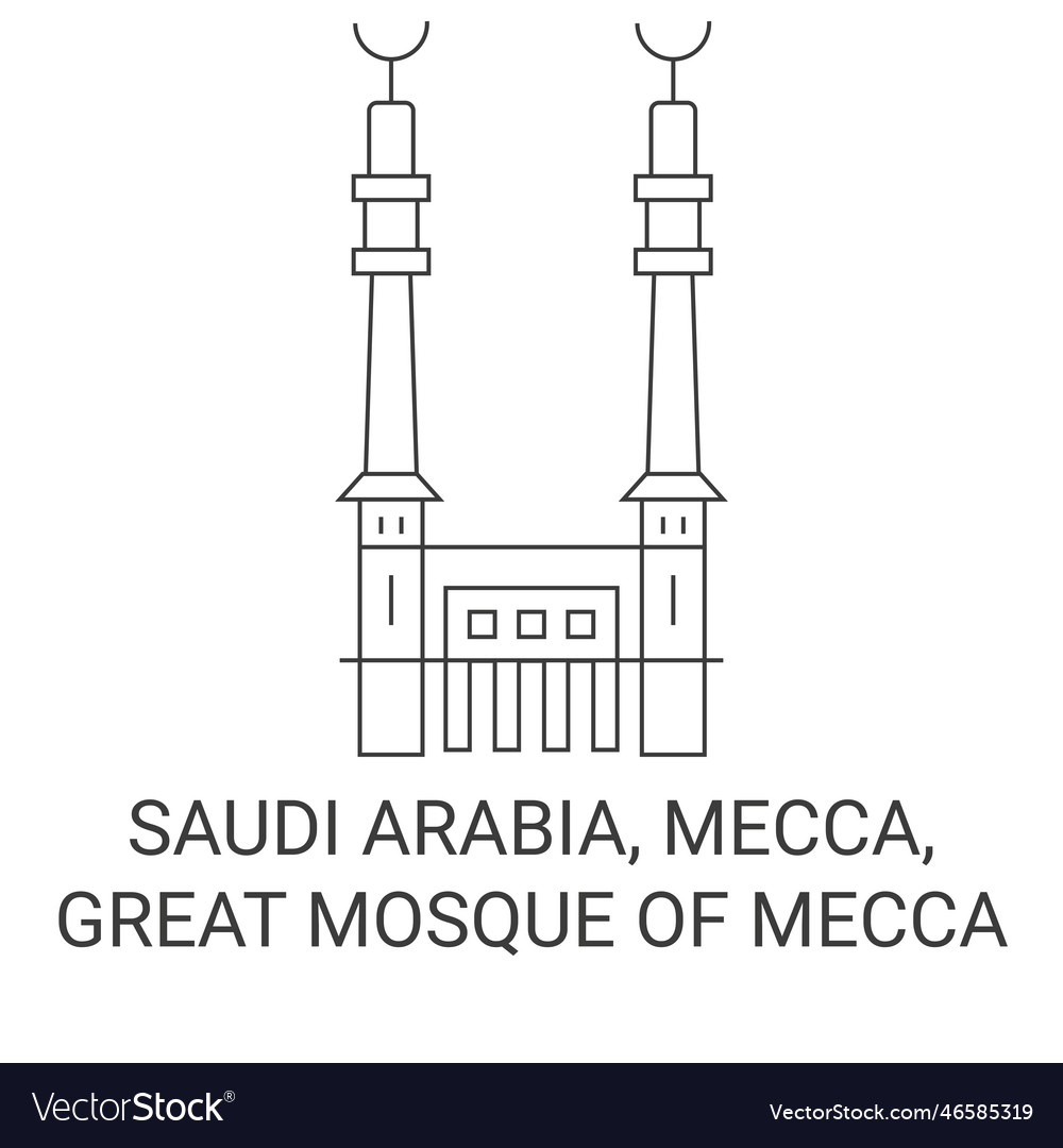 Saudi Arabien mecca große Moschee der Reise