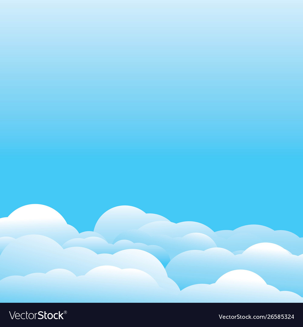 Cloud Template Royalty Free Vector Image - Vectorstock