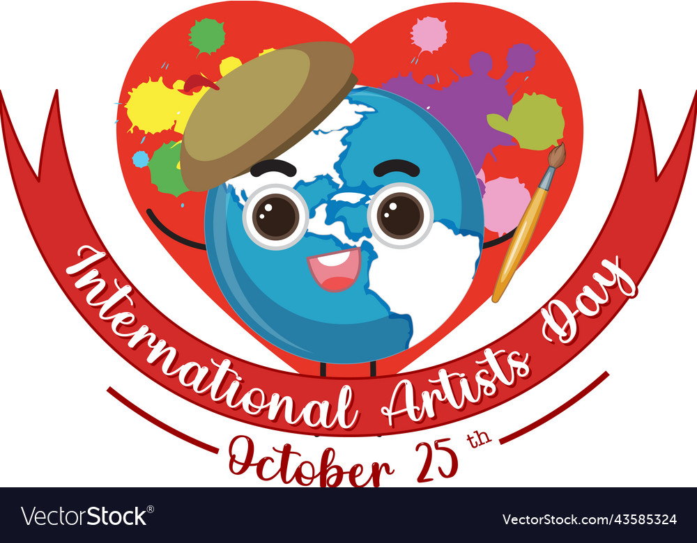 International artists day poster design