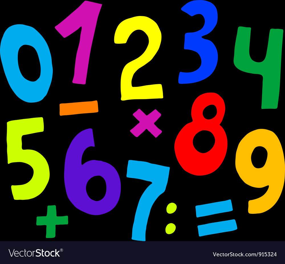 Set of color numbers