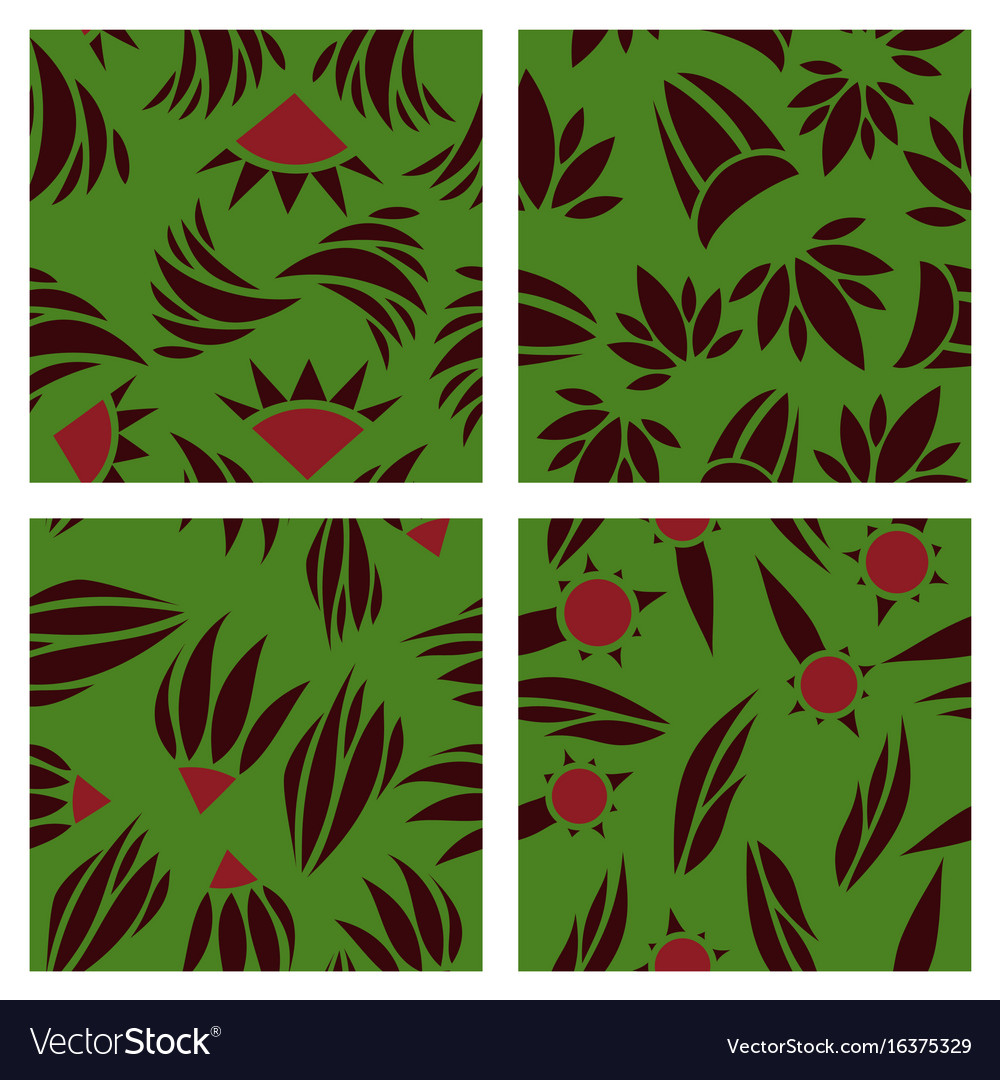 Assembly of patterns in flower style