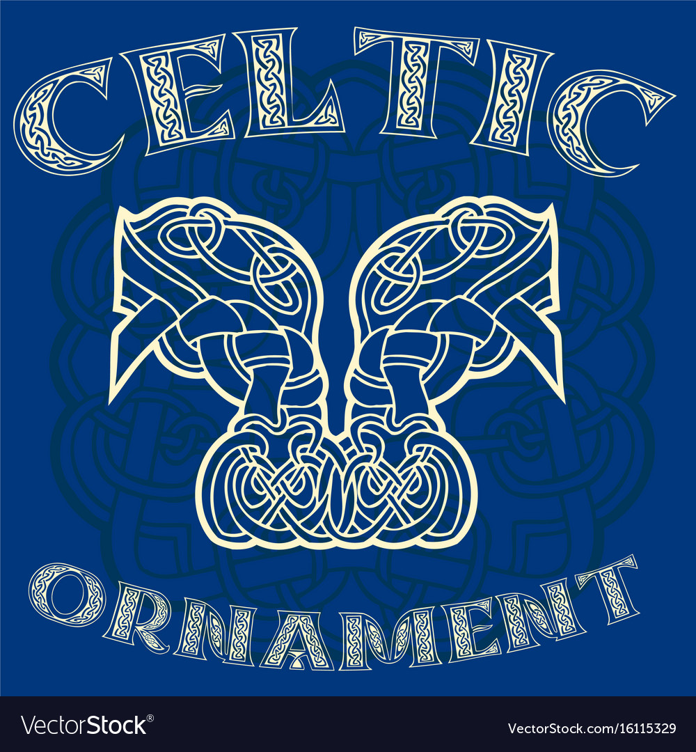 Decorative celtic ornament for your designs Vector Image