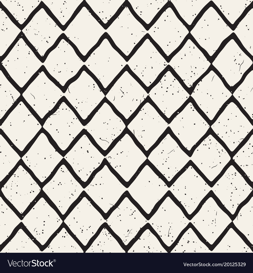 Hand drawn style seamless pattern abstract