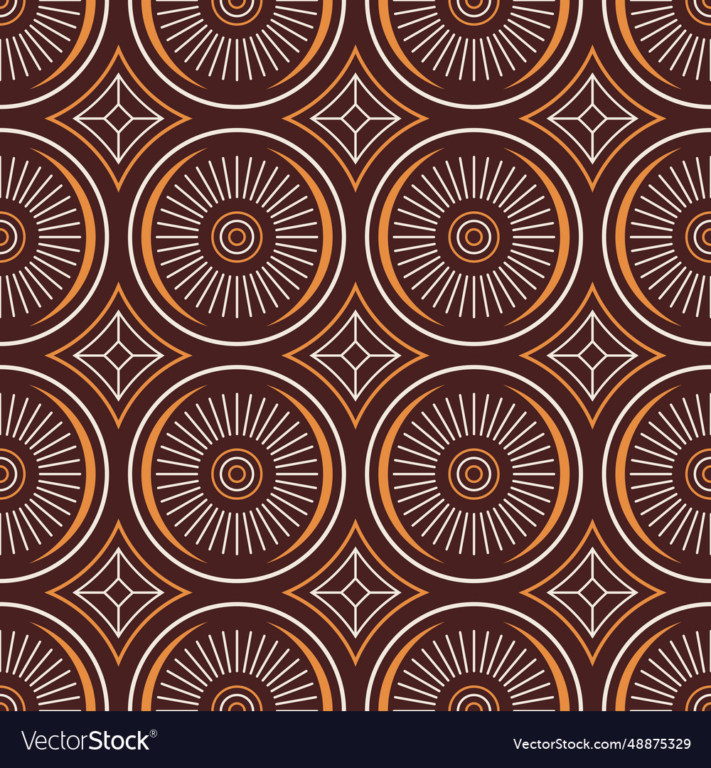 Seamless geometric pattern with circles