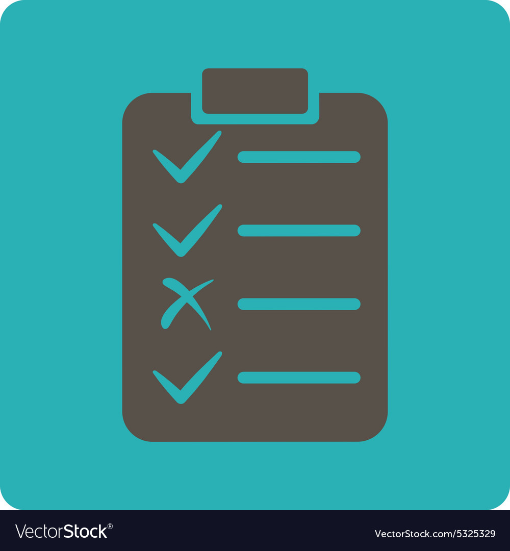 Task list icon from commerce buttons overcolor set