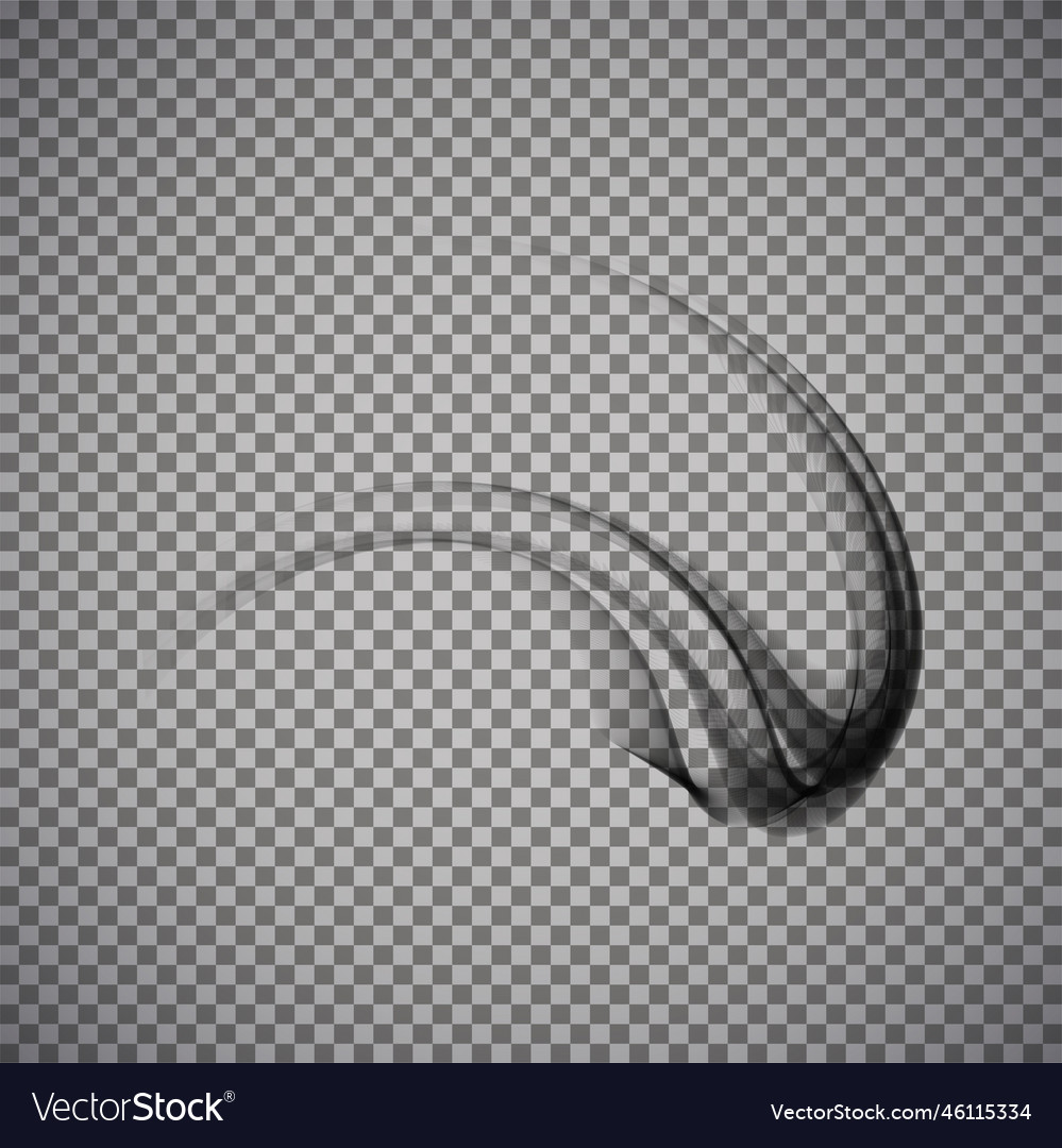 Abstract swirl shape vector image Abstract swirl shape