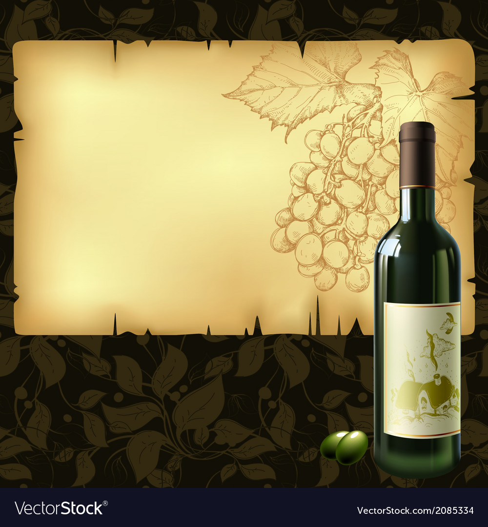 Background with wine