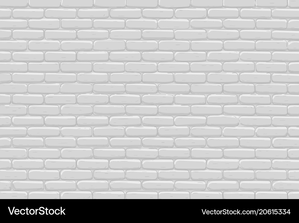 Brick wall background gray texture Royalty Free Vector Image