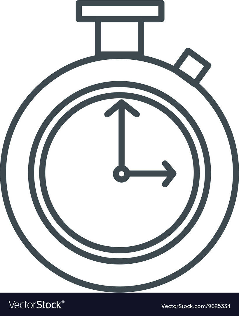 Chronometer line icon