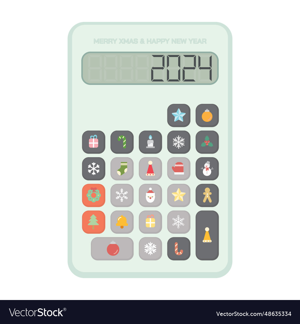 Cute Christmas Calculator - 2024