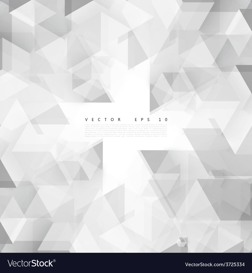 Geometric Gray Cube Pattern