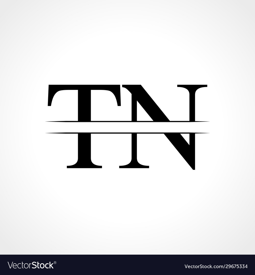 Initial letter tn logo design template linked