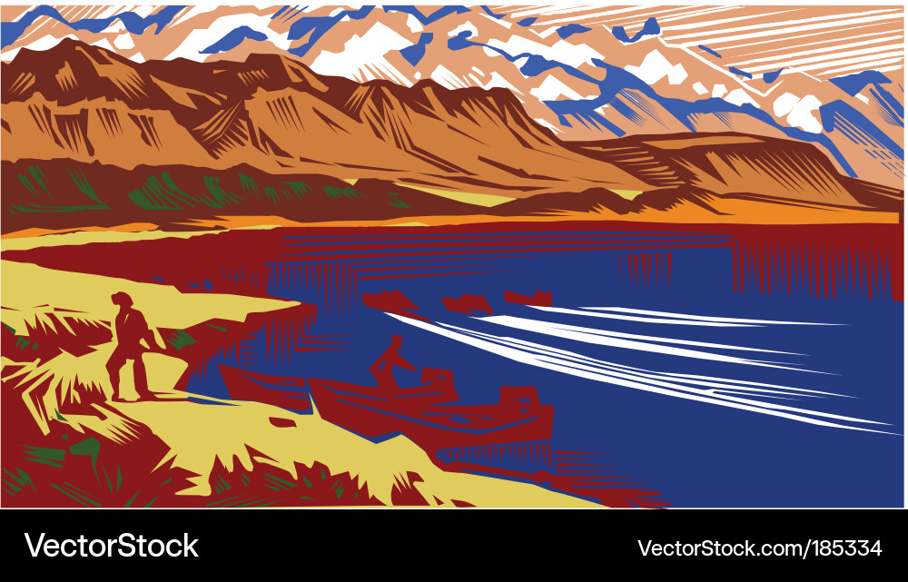 Landscape Royalty Free Vector Image - VectorStock