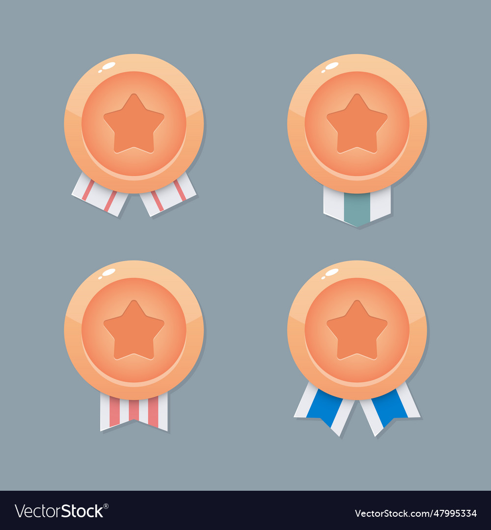 Medals for mobile game ui design