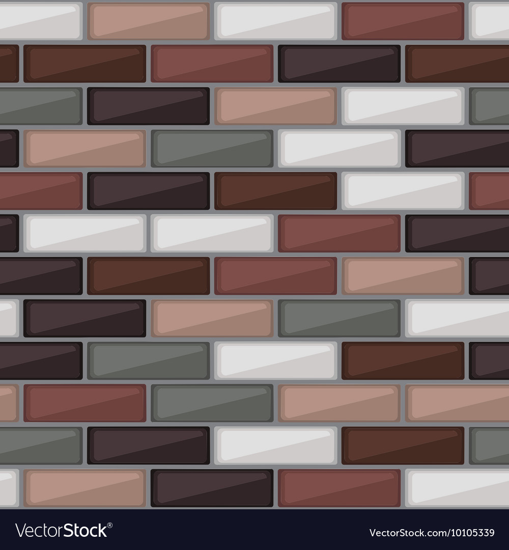Abstract pattern with colorful brick elements