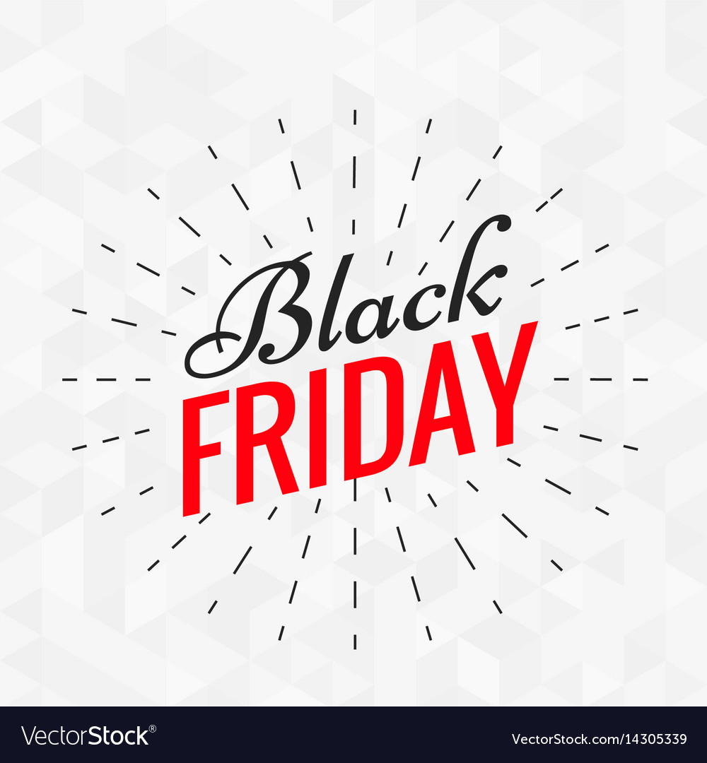 Black friday stylish text with lines effect