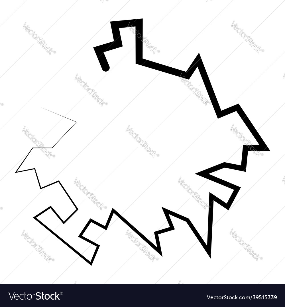 Geometric random circular element abstract vector image Geometric random circular element abstract